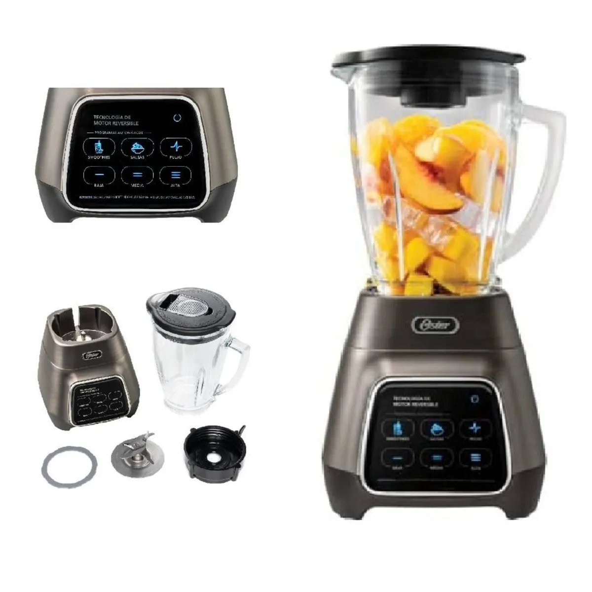 OSTER - Licuadora Oster reversible BLSTPYG1312XBG vaso blen-NGO