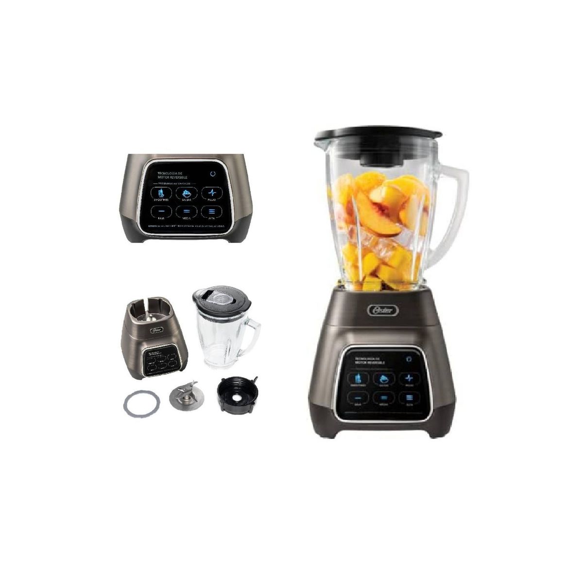 OSTER - Licuadora Oster reversible BLSTPYG1312XBG vaso blen-NGO