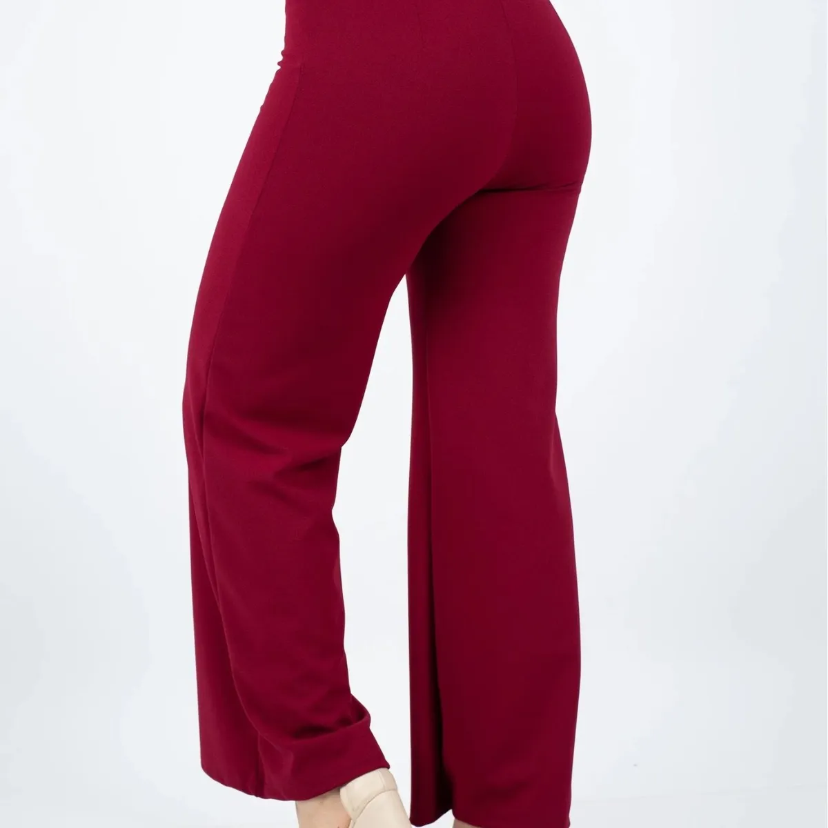 GENERICO - PANTALÓN  PALAZO DE DAMA SCUBA LICRADO