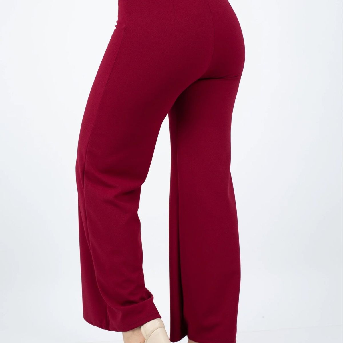 GENERICO - PANTALÓN  PALAZO DE DAMA SCUBA LICRADO