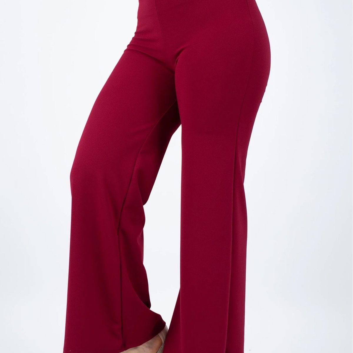 GENERICO - PANTALÓN  PALAZO DE DAMA SCUBA LICRADO