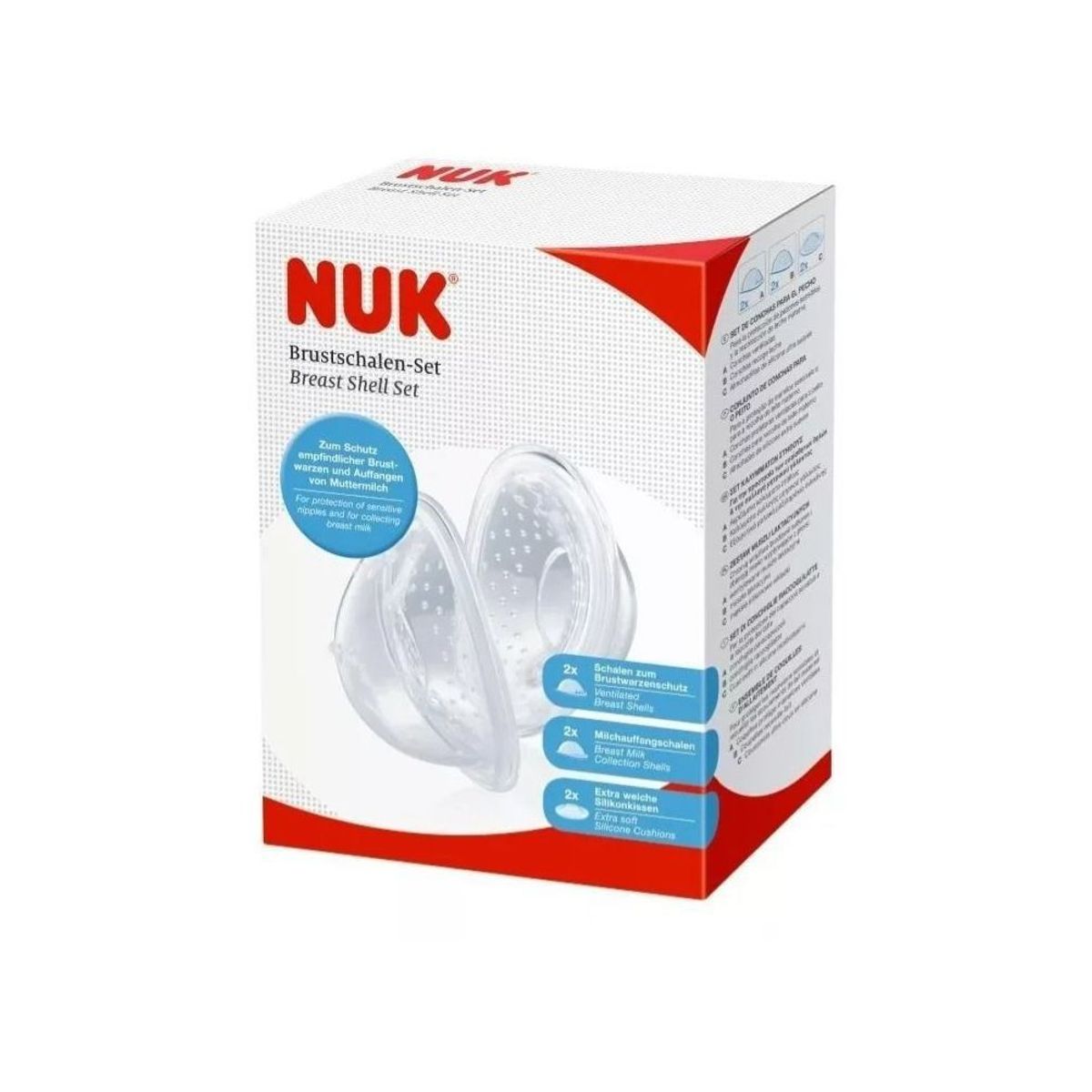 NUK - Casquillos aireadores recolectoras de leche nuk