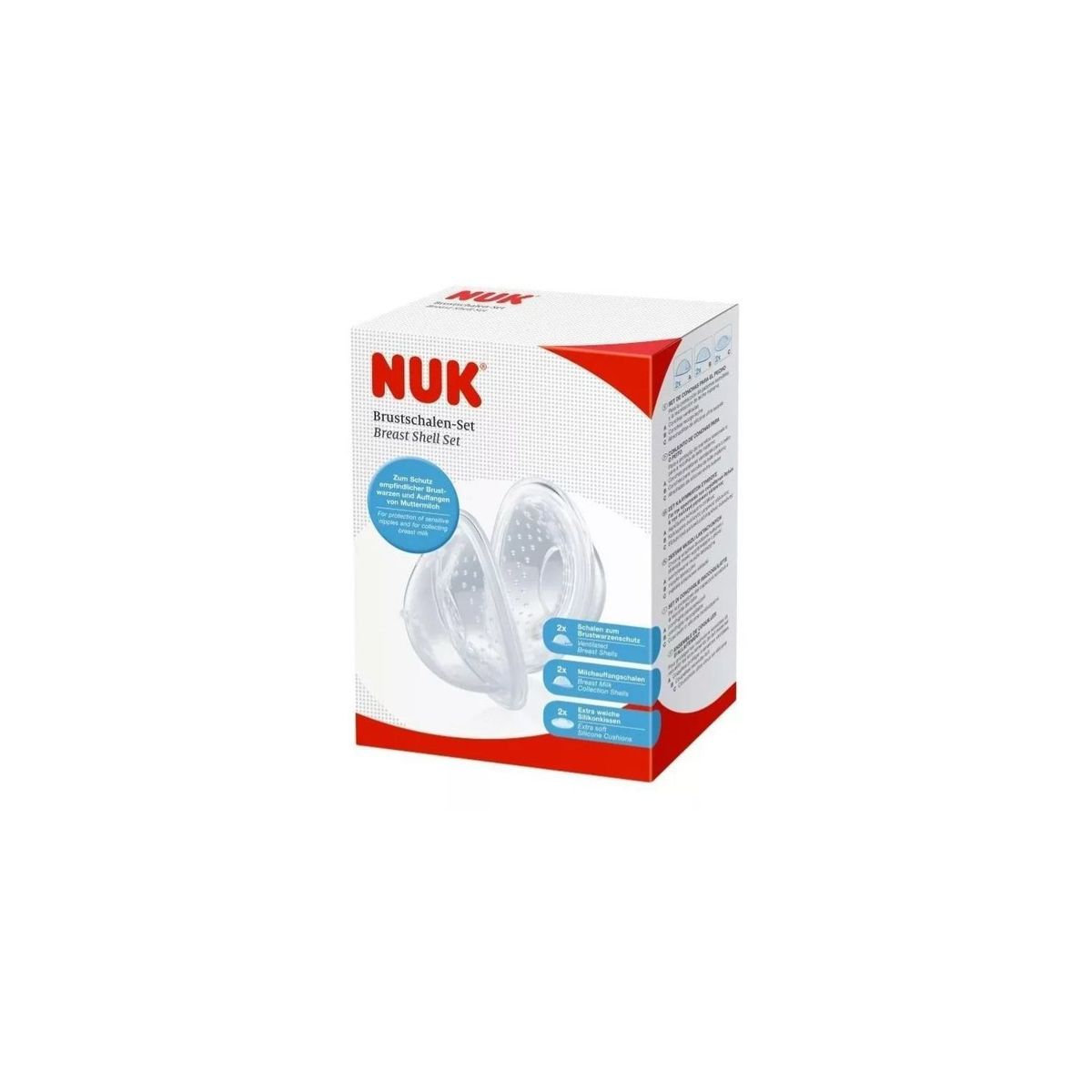 NUK - Casquillos aireadores recolectoras de leche nuk