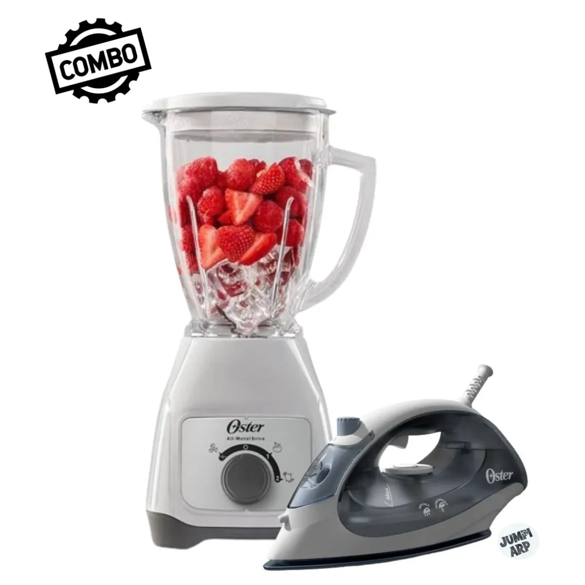 OSTER - Combo oster licuadora blstkag Wrd 550w + plancha gcstbs5001