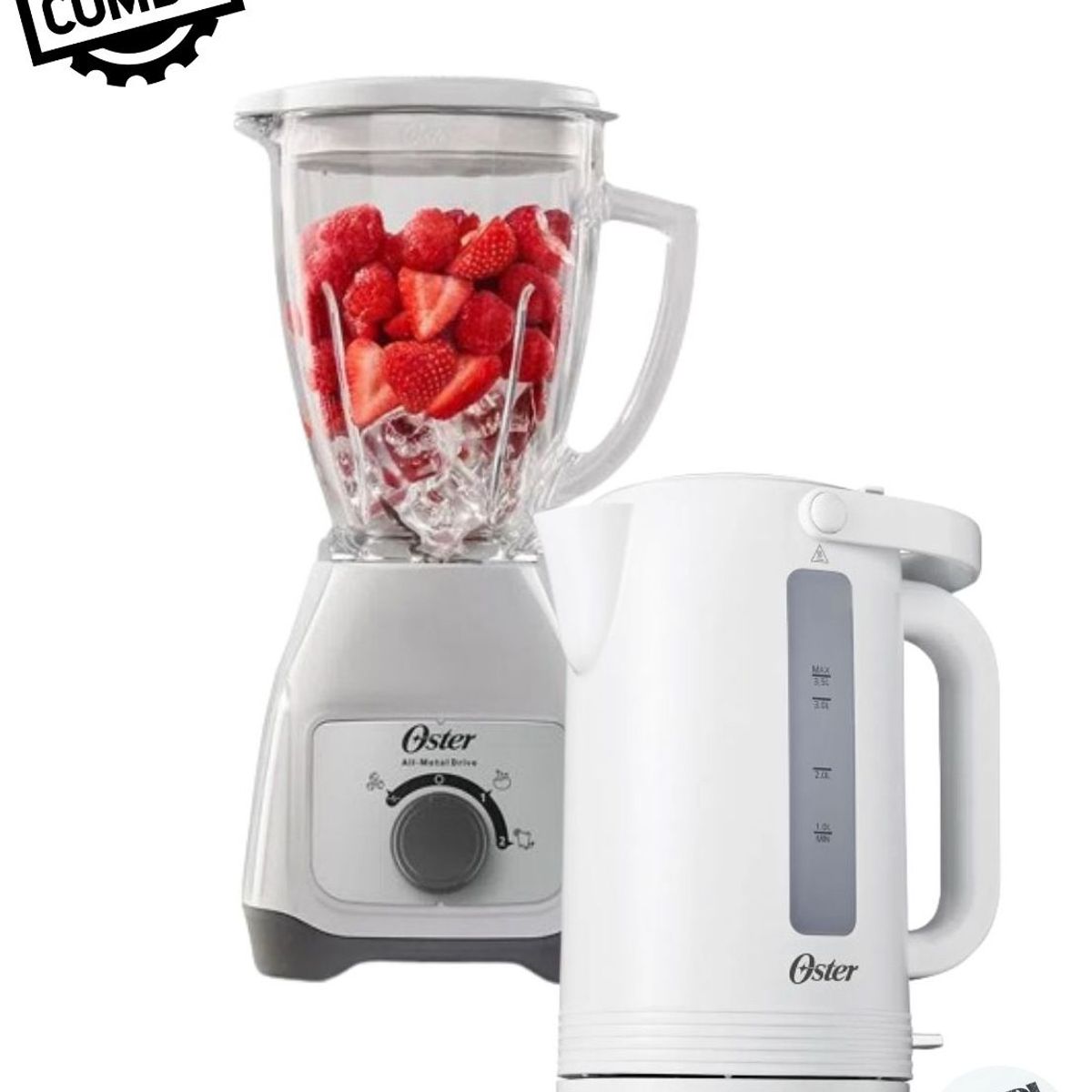 OSTER - Combo Oster Licuadora Blstkag Wrd 550w + Hervidor BVSTKT35W