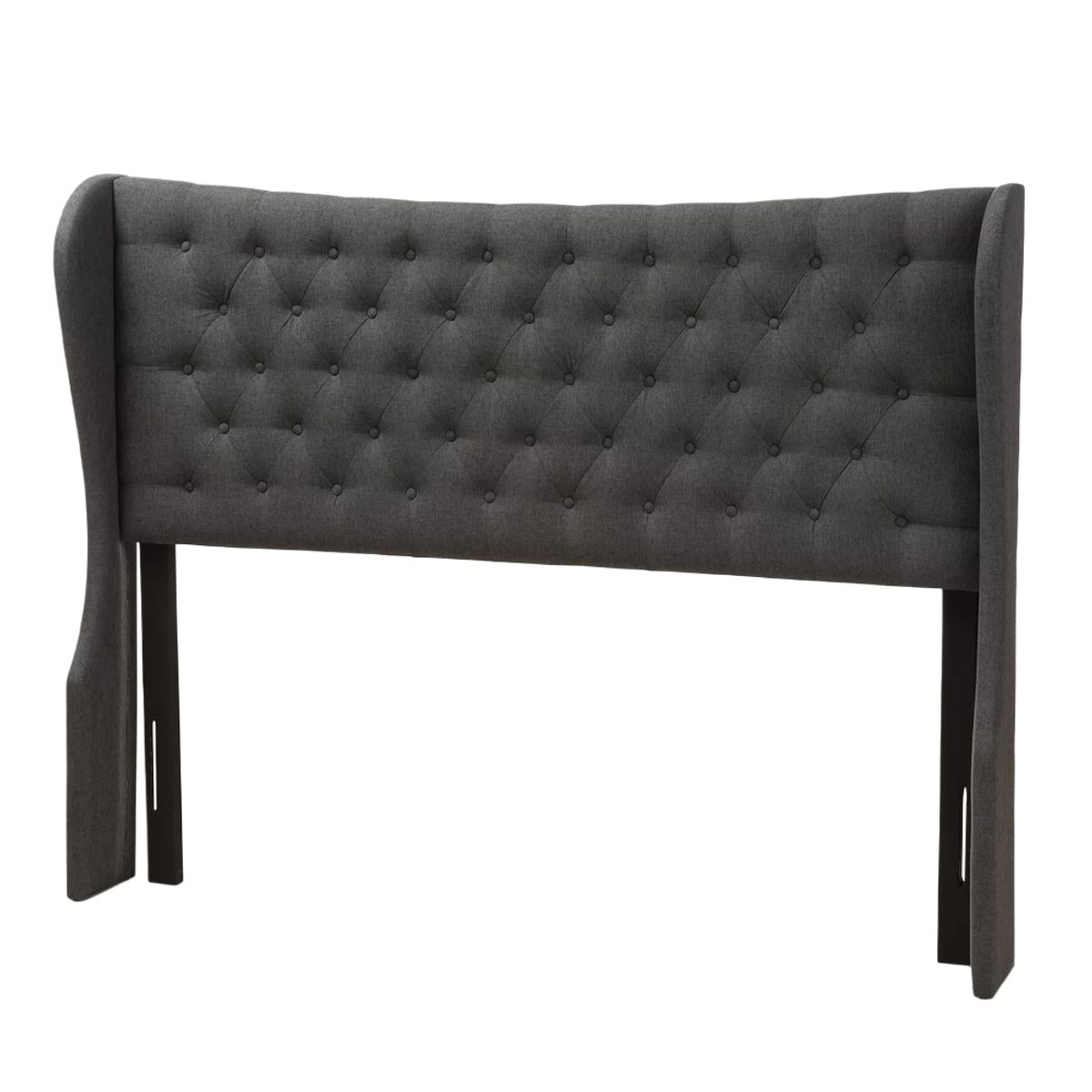 CENTRAL DECCO - CABECERA QUEEN CALLIE GRIS OSCURO