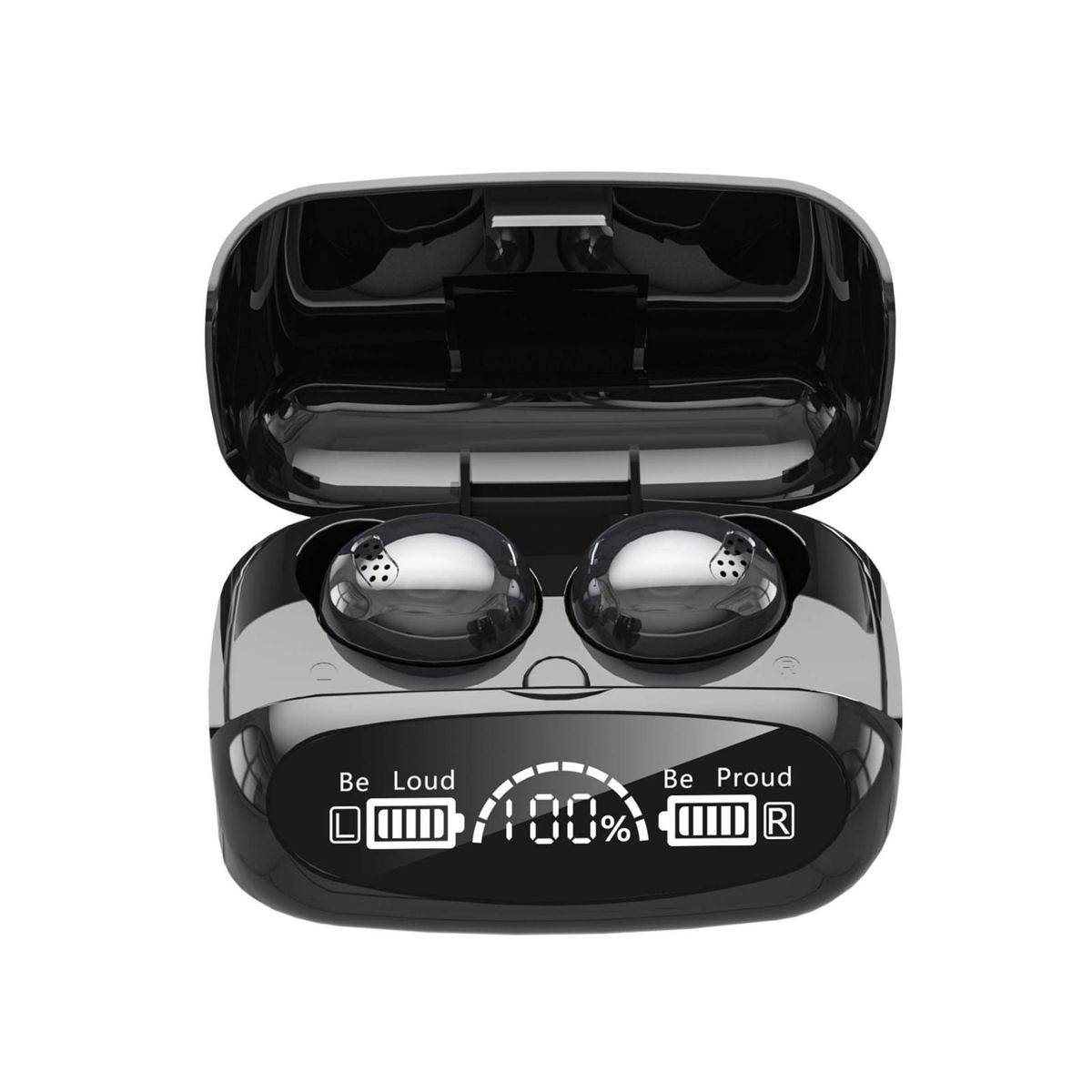 TWS - Audifono Bluetooth F9 Negro - Full Music 5 a 7h