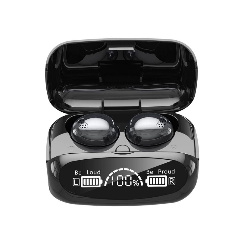 TWS - Audifono Bluetooth F9 Negro - Full Music 5 a 7h