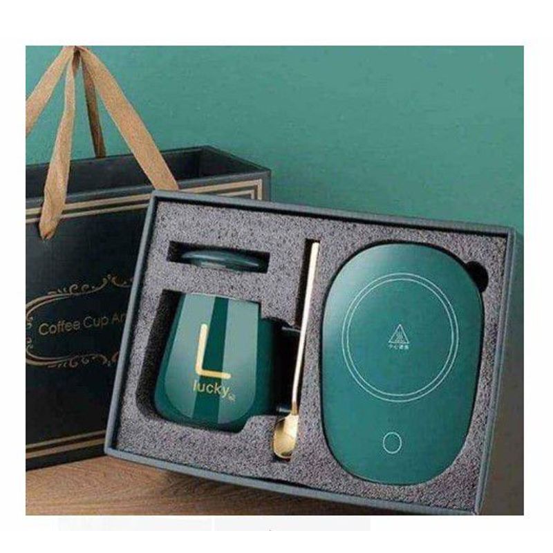 GENERICO - Calentador  de taza electrico  cucharita dorada  A1