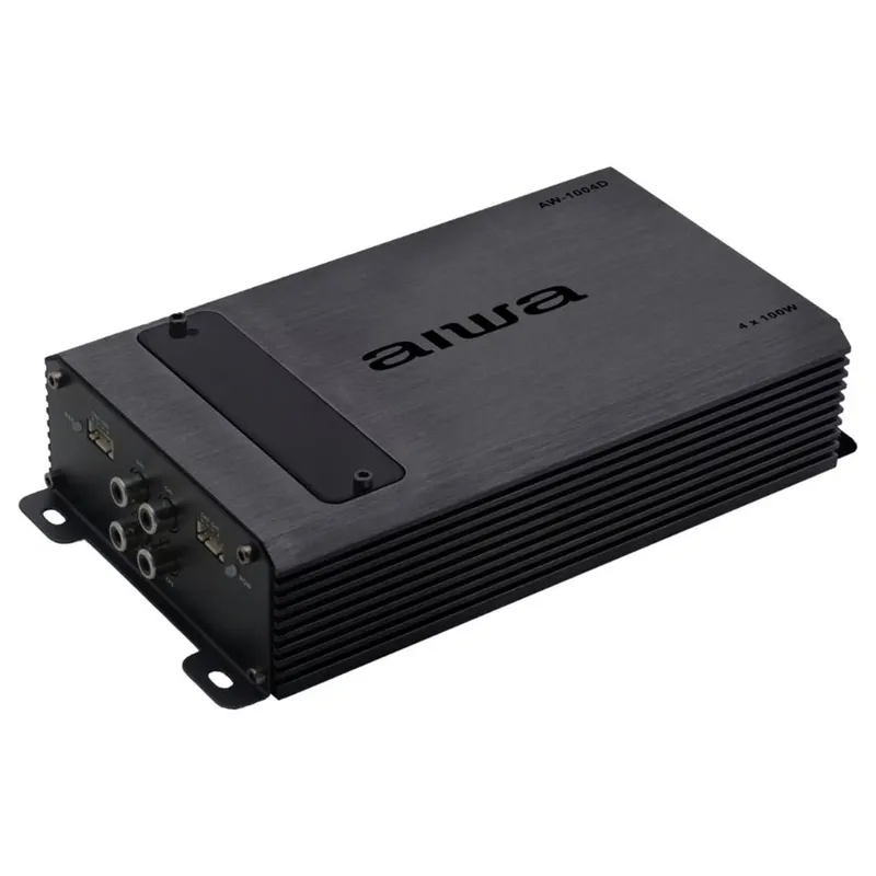 AIWA - Amplificador Digital 4 Canales 4x100W RMS para Auto AIWA AW-1004D