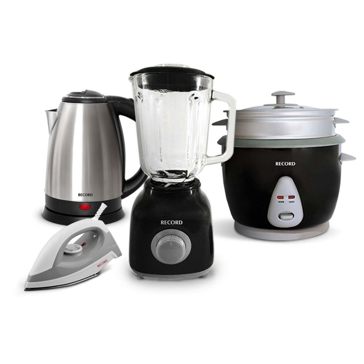 RECORD - Combo LicuadoraArroceraPlancha Y Hervidor Record