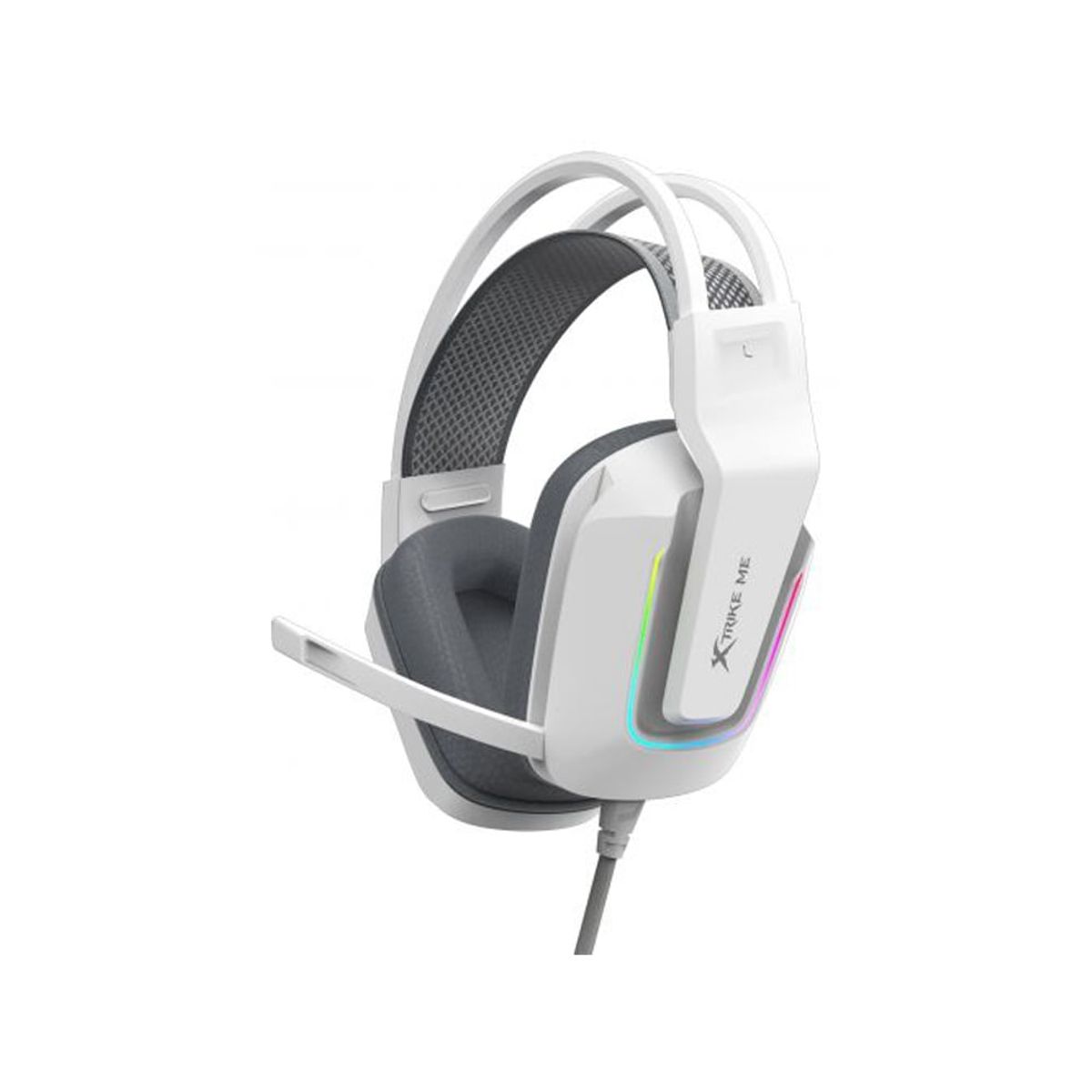 AIWA - Audífonos Gamer RGB GH-712 Sonido Estéreo XTRIKE ME Blanco
