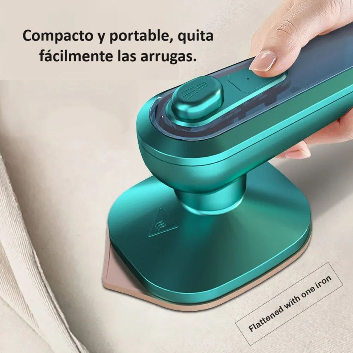 GENERICO - Plancha Portátil Vapor Planchador Viaje Ropa Estudiante Regalo Genieka