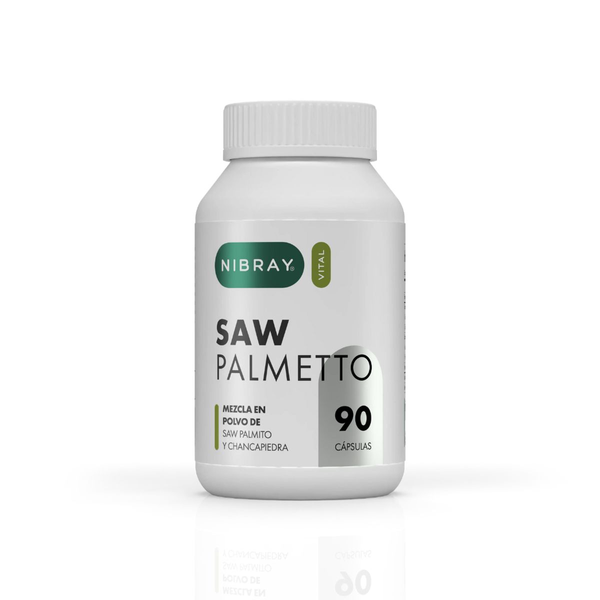 NIBRAY - Saw Palmetto con Chancapiedra Pack 6 Frascos Nibray Vital