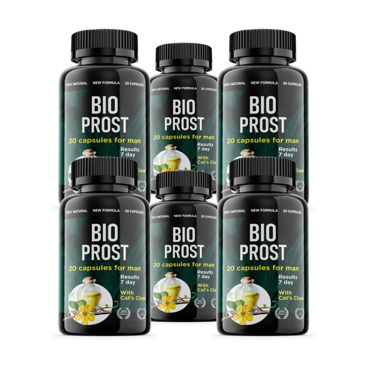 BIOPROST - Bioprost con Uña de Gato Pack 6 Frascos