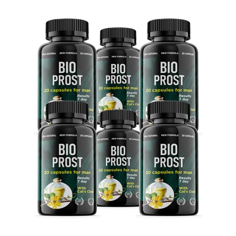 BIOPROST - Bioprost con Uña de Gato Pack 6 Frascos