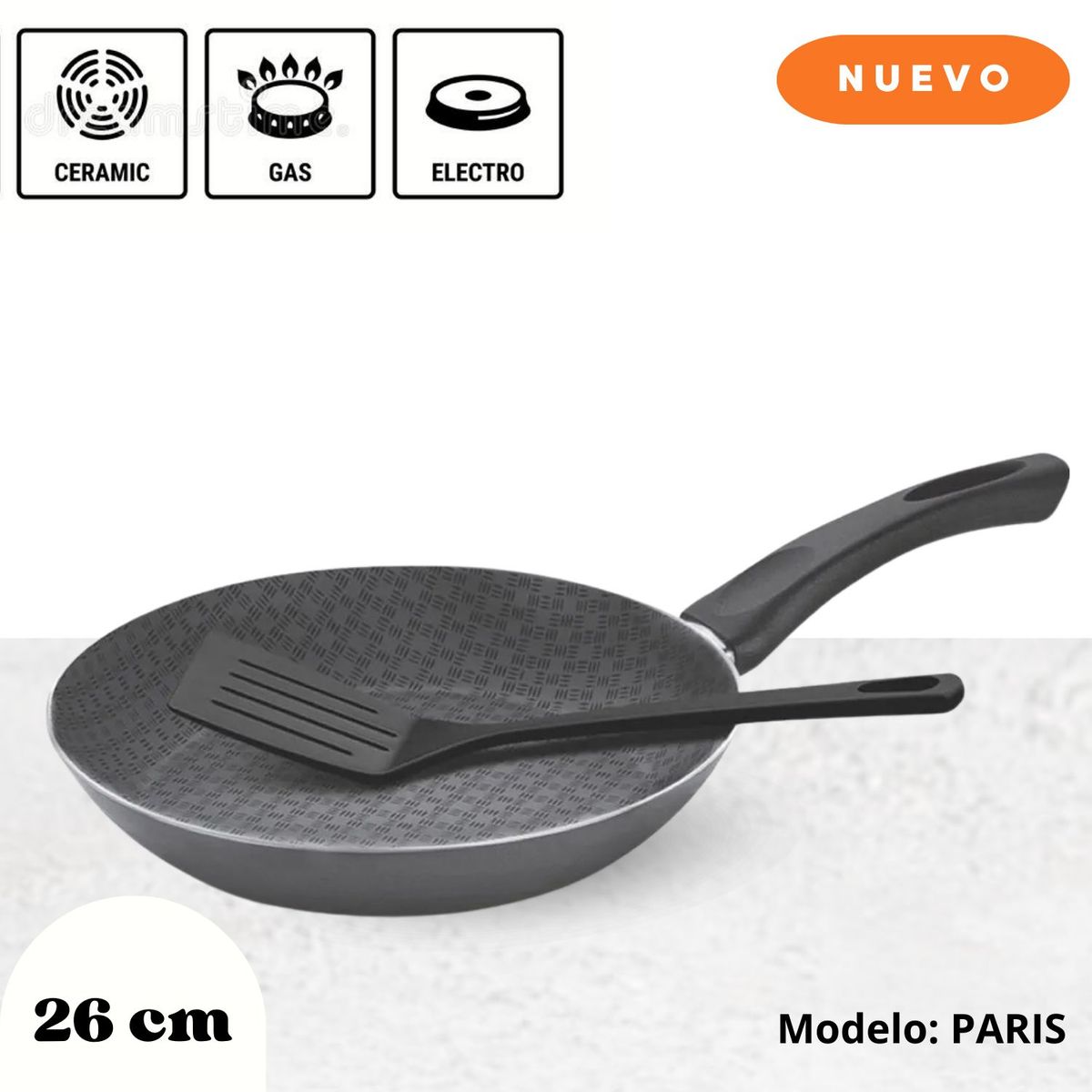 TRAMONTINA - Sartén Antiadherente Paris # 26