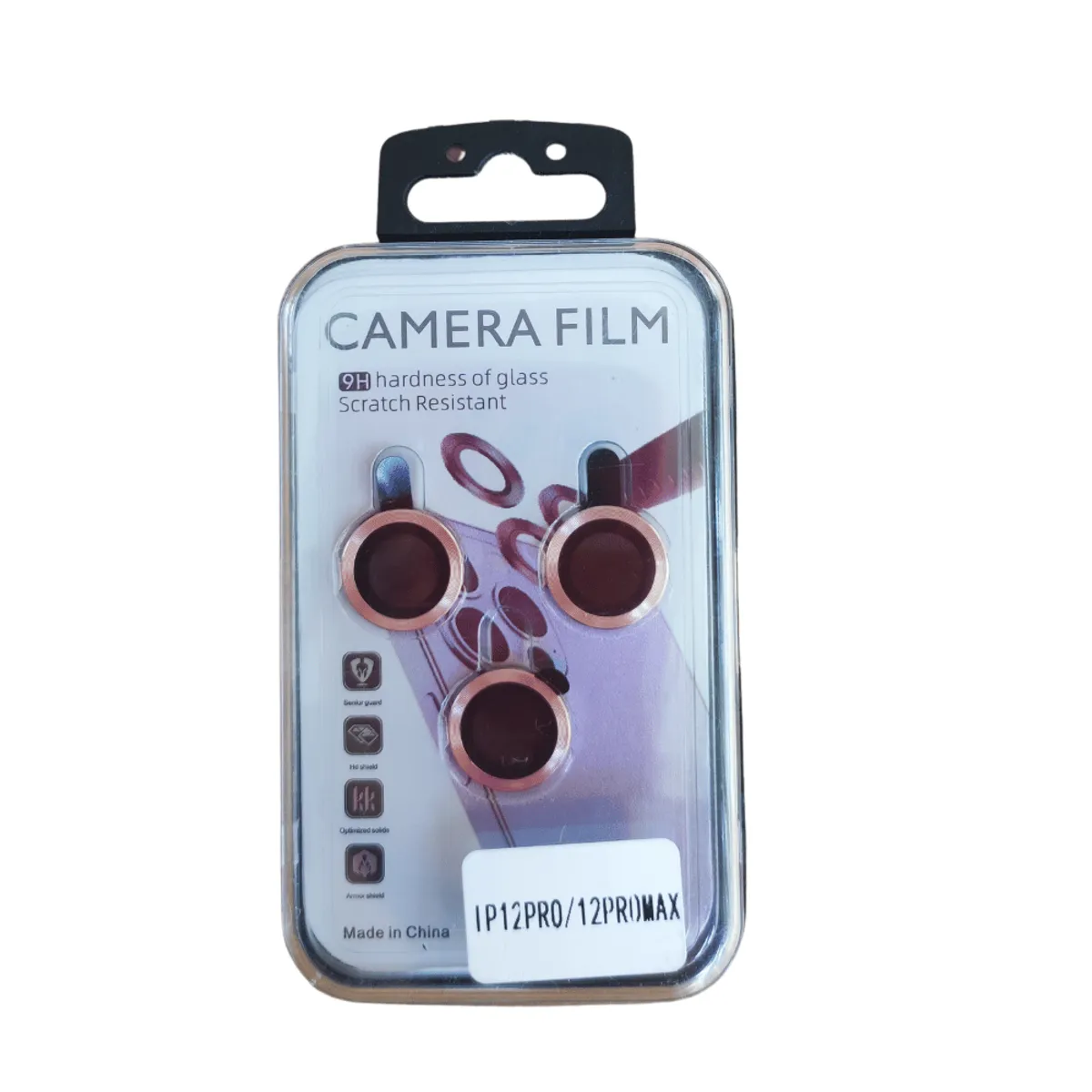 GENERICO - Protector lente de Camara para Iphone 12 Pro y 12 Pro Max