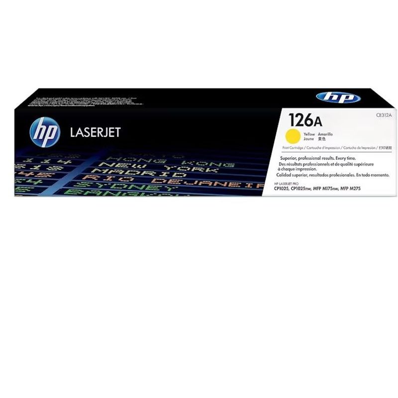 HP - TONER HP 126A CÓDIGO CE312A AMARILLO 1000 Pág