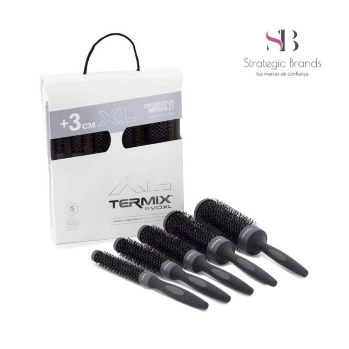 TERMIX - MALETIN X5 CEPILLOS DE CABELLO TERMICOS EVOL XL