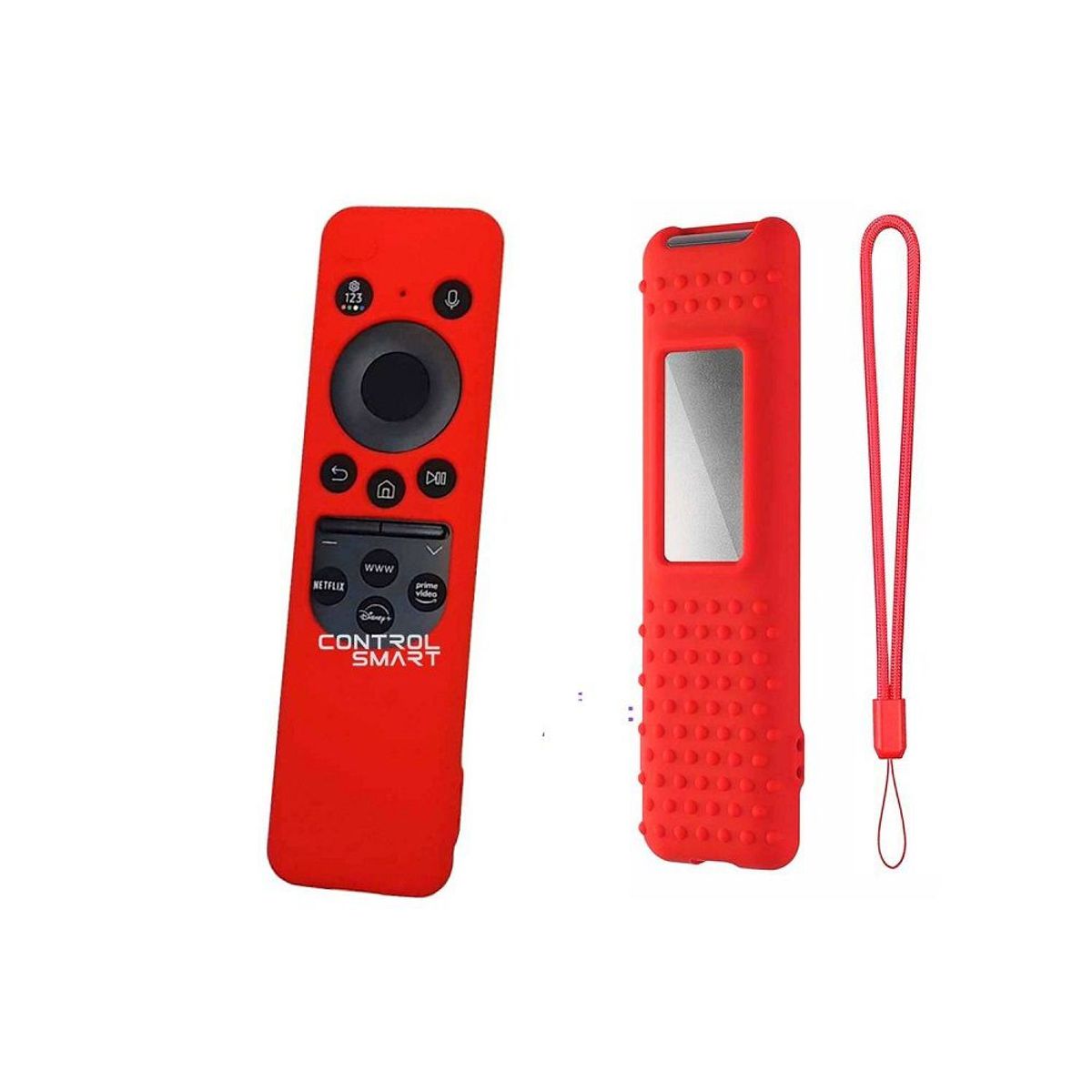 OTTOWARE - FUNDA DE CONTROL REMOTO PARA SAMSUNG SOLAR 2023 ROJO