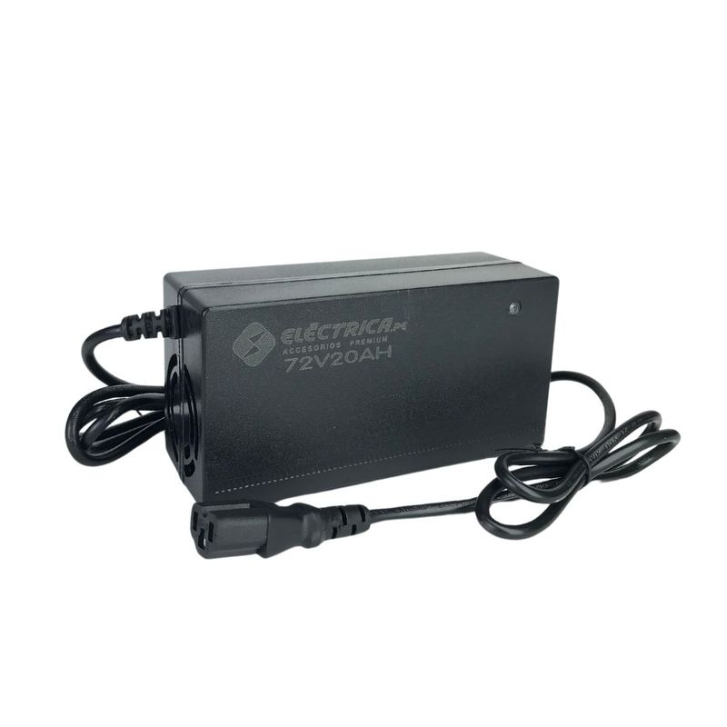 ELECTRA - Cargador de Moto Electrica 72V-20AH PLOMO ACIDO o GRAFENO  Conector Standart 220V