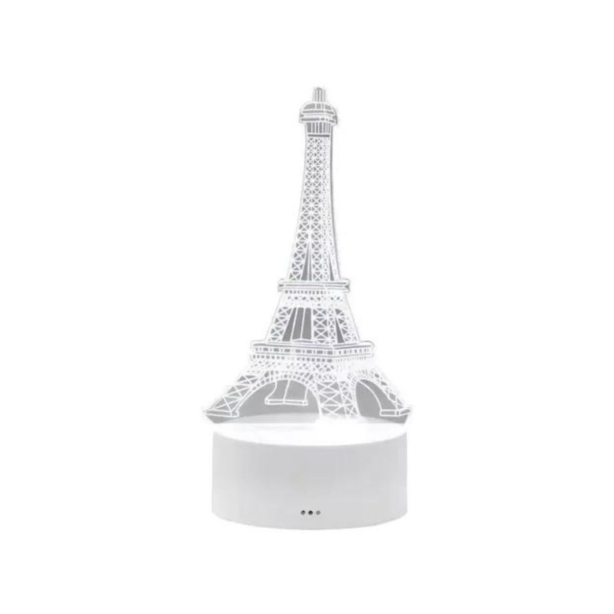 GENERICO - Lámpara de noche acrílica 3D Torre Eiffel