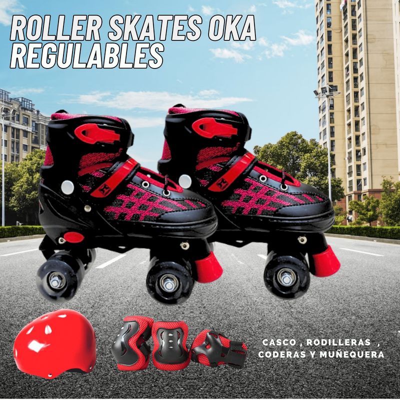GENERICO - PATINES PARA NIÑO REGULABLE MITICALTALLA M 35-38
