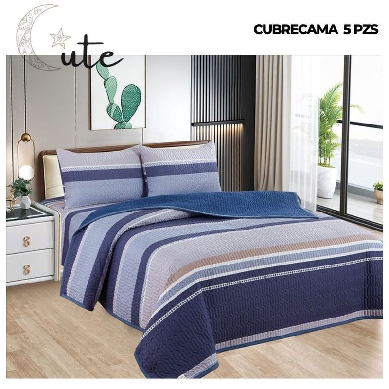 CASATEX - CUBRECAMA CASATEX CON PIEL DE ÁNGEL DE 2 PLAZAS