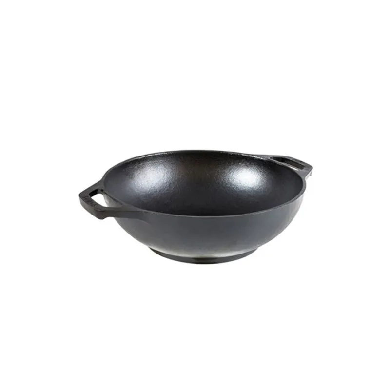 LODGE - Mini wok de hierro fundido de 23cm