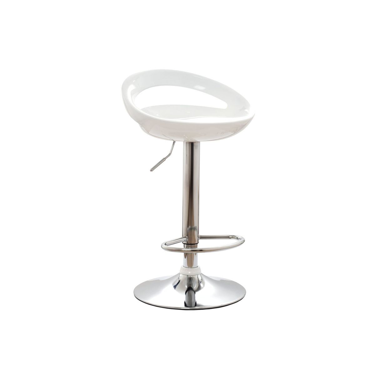 BONNO - Banco Para Bar Aster Giratorio Blanco Bonno