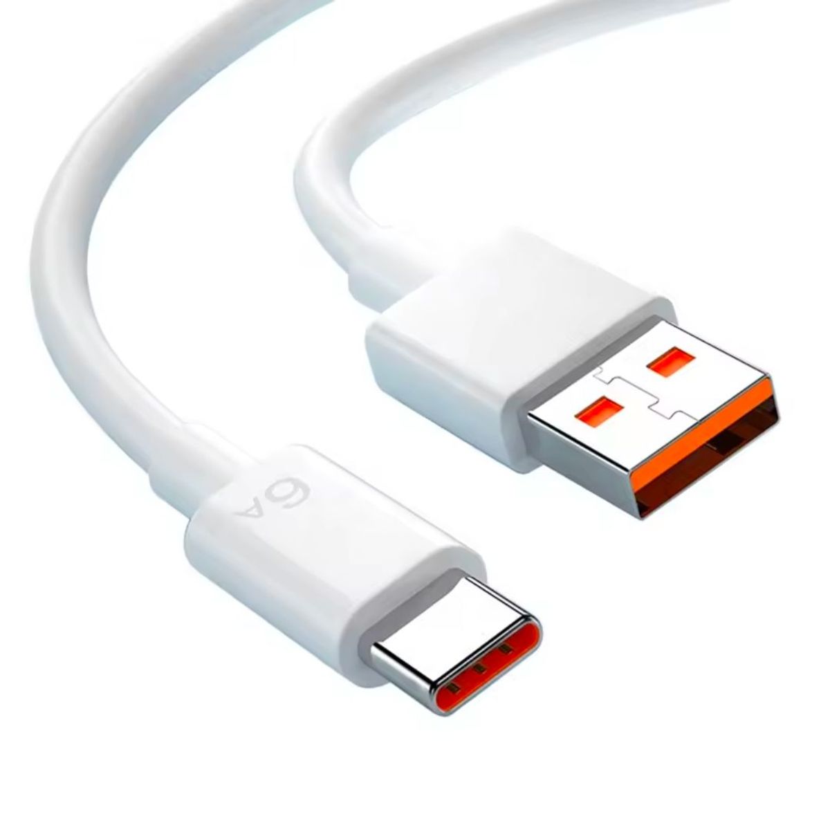 GENERICO - Cable USB Tipo C de 6A 120W Carga Rapida para Xiaomi Mi 1 Metro