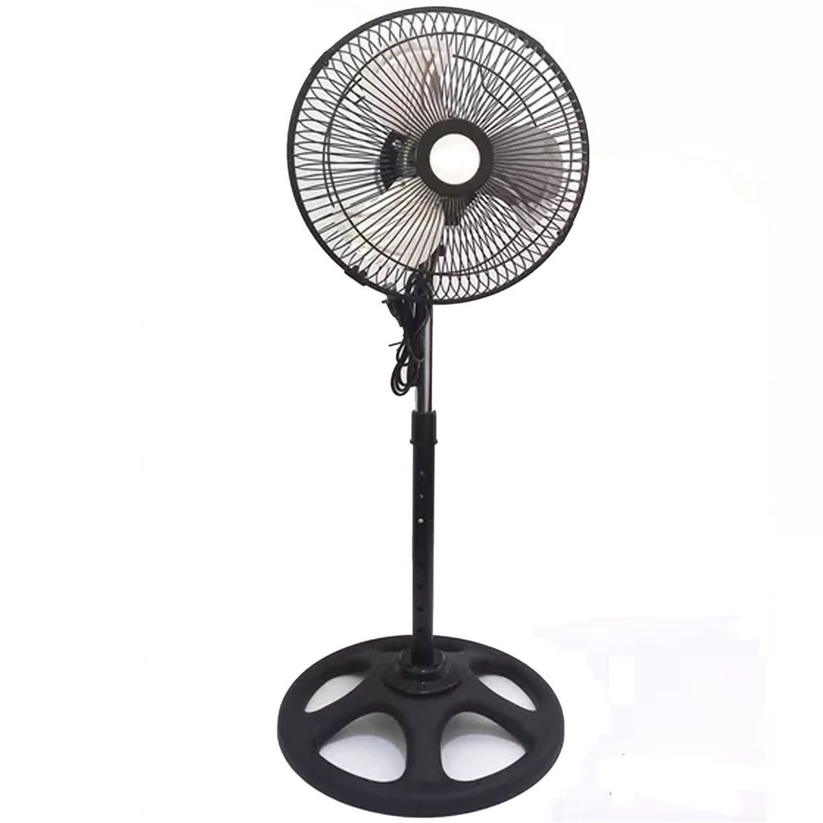 GENERICO - Ventilador Pedestal de 10" NEGRO 60 Watts