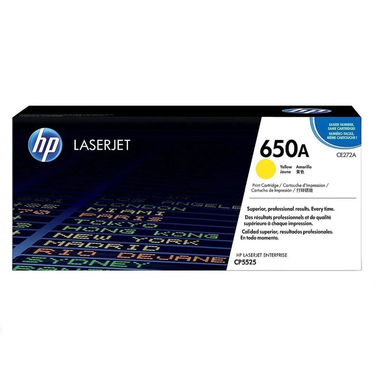 HP - TONER HP 650A CÓDIGO CE272A AMARILLO 15000 Pág