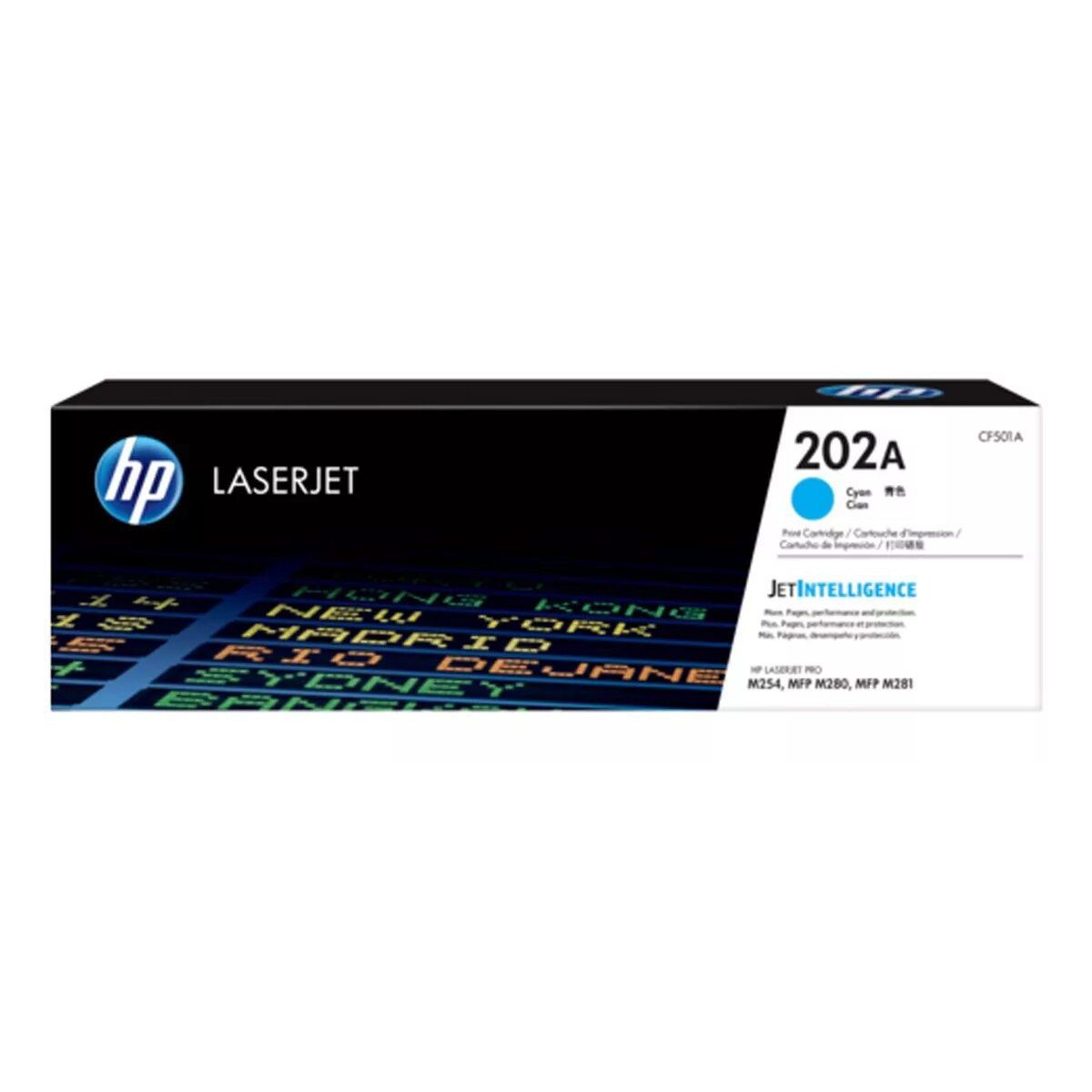 HP - TONER HP 202A CÓDIGO CF501A CYAN 1300 Pág