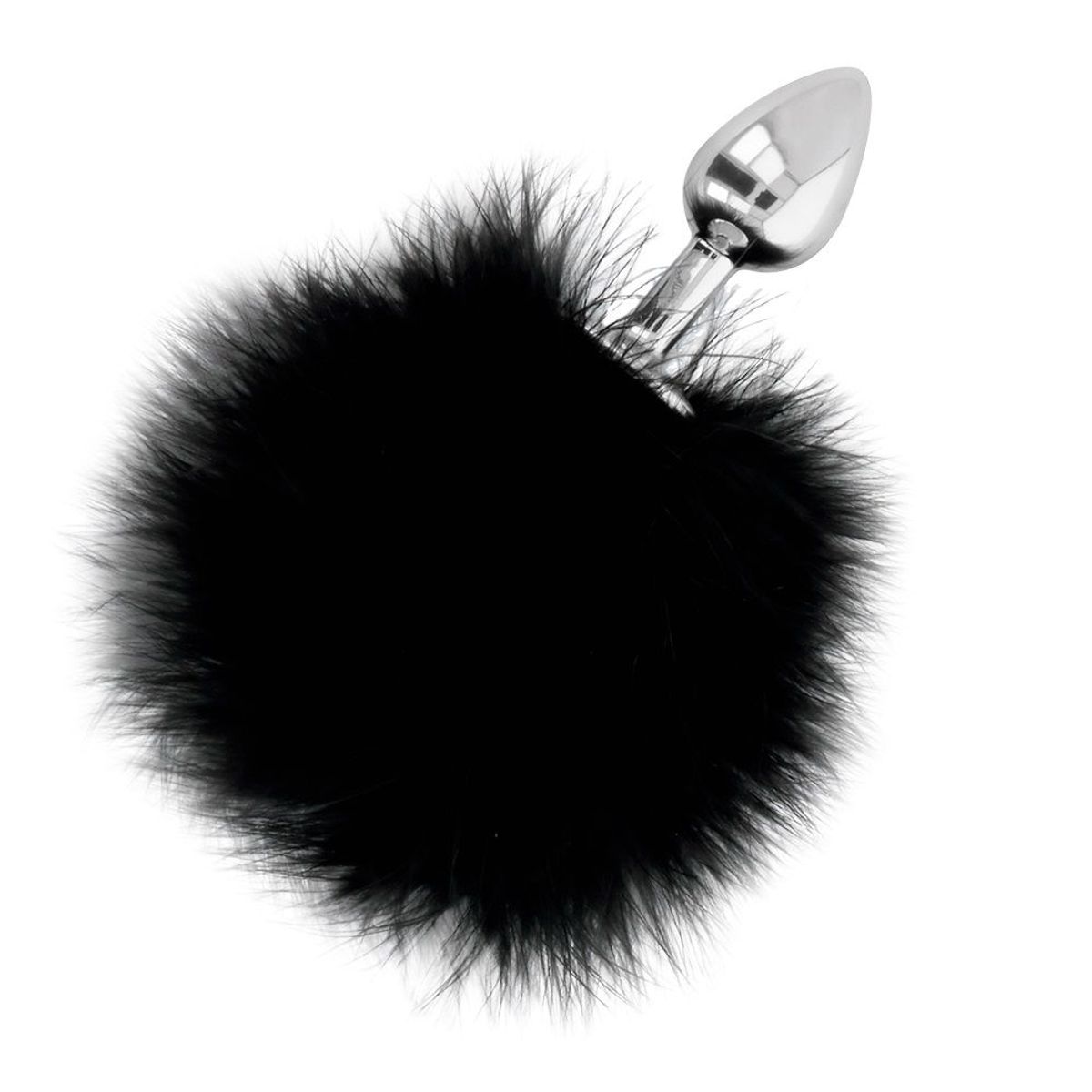 OTTOWARE - PLUG ANAL CON PLUMA BLANCO