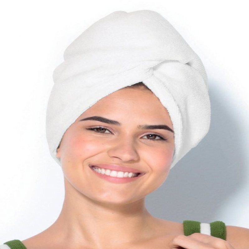 GENERICO - Turbantes para cabello Blanco - 450 gr