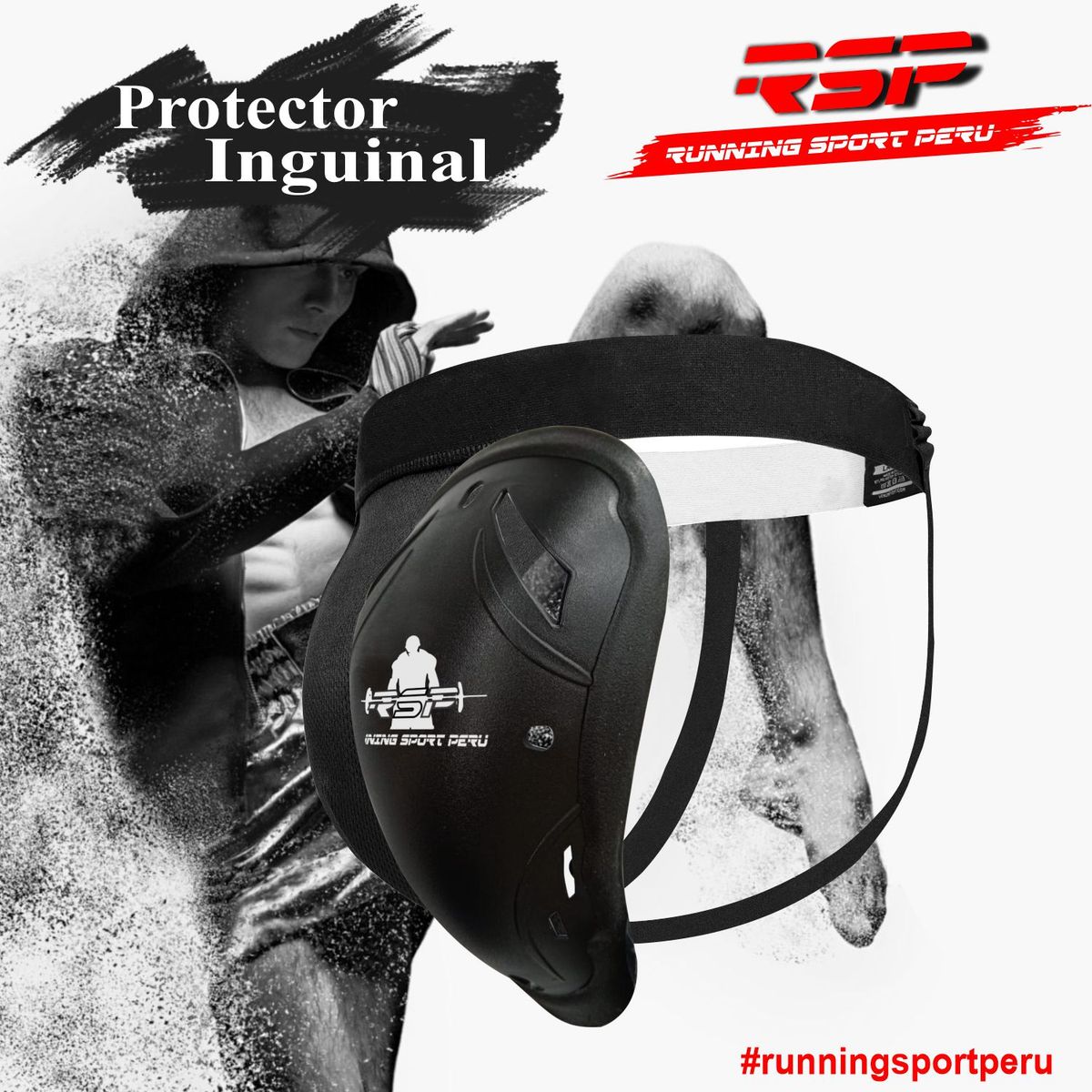 MUTH - Protector Inguinal Ingle o Genital Artes Marciales Talla L