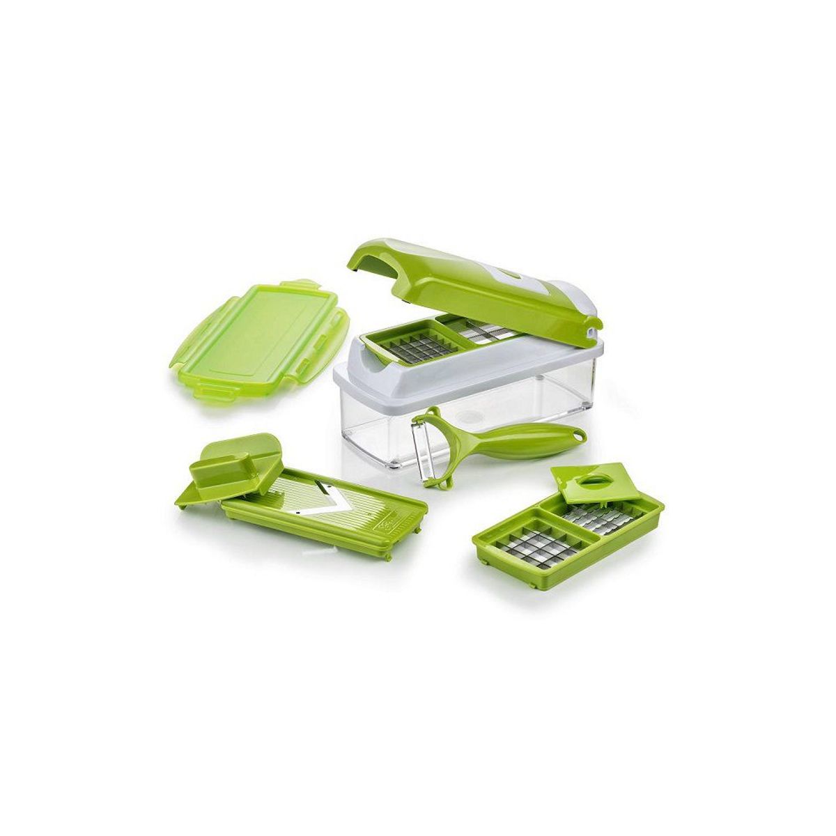OTTOWARE - Picador/Rallador de Frutas y Verduras 11 Piezas