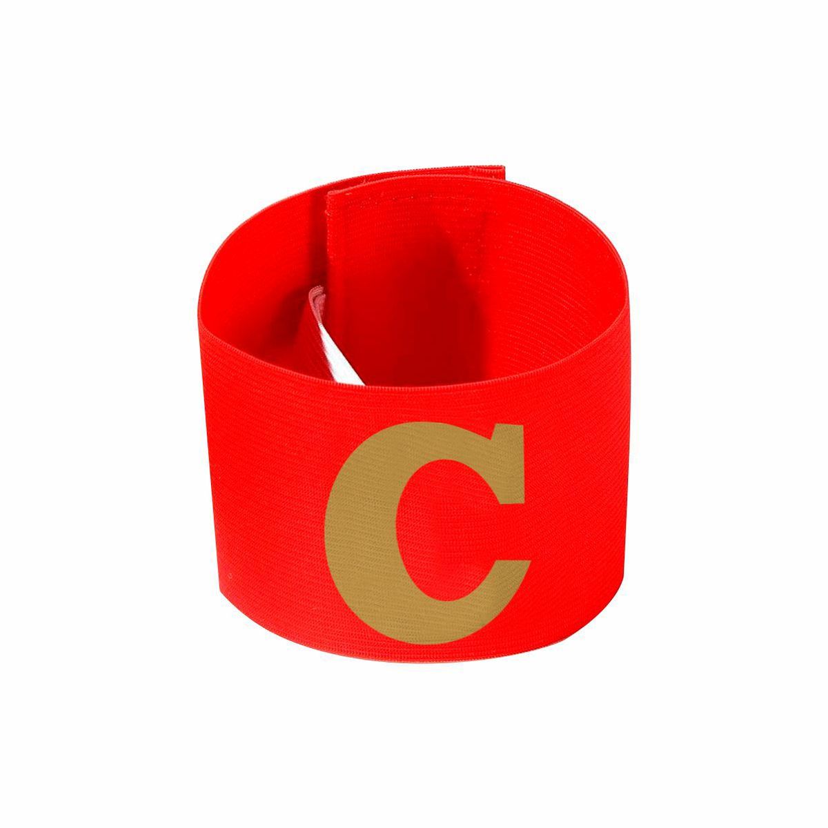 GENERICO - Banda Cinta de Capitán Líder Fútbol para Jóvenes Rojo