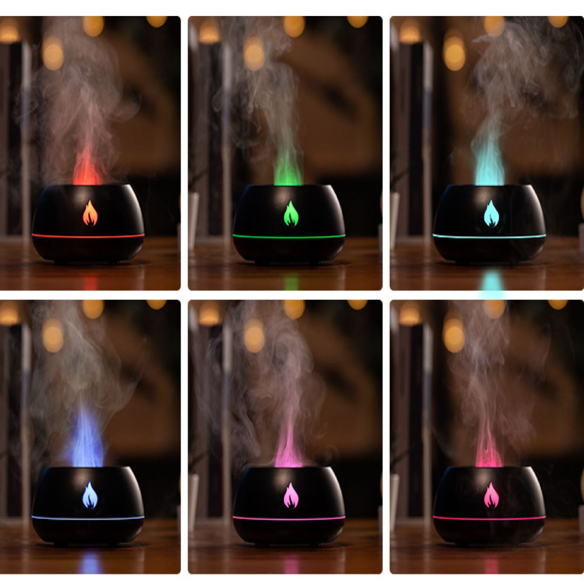 GENERICO - Difusor y Humificador Ultrasónico Mini de 130 ml