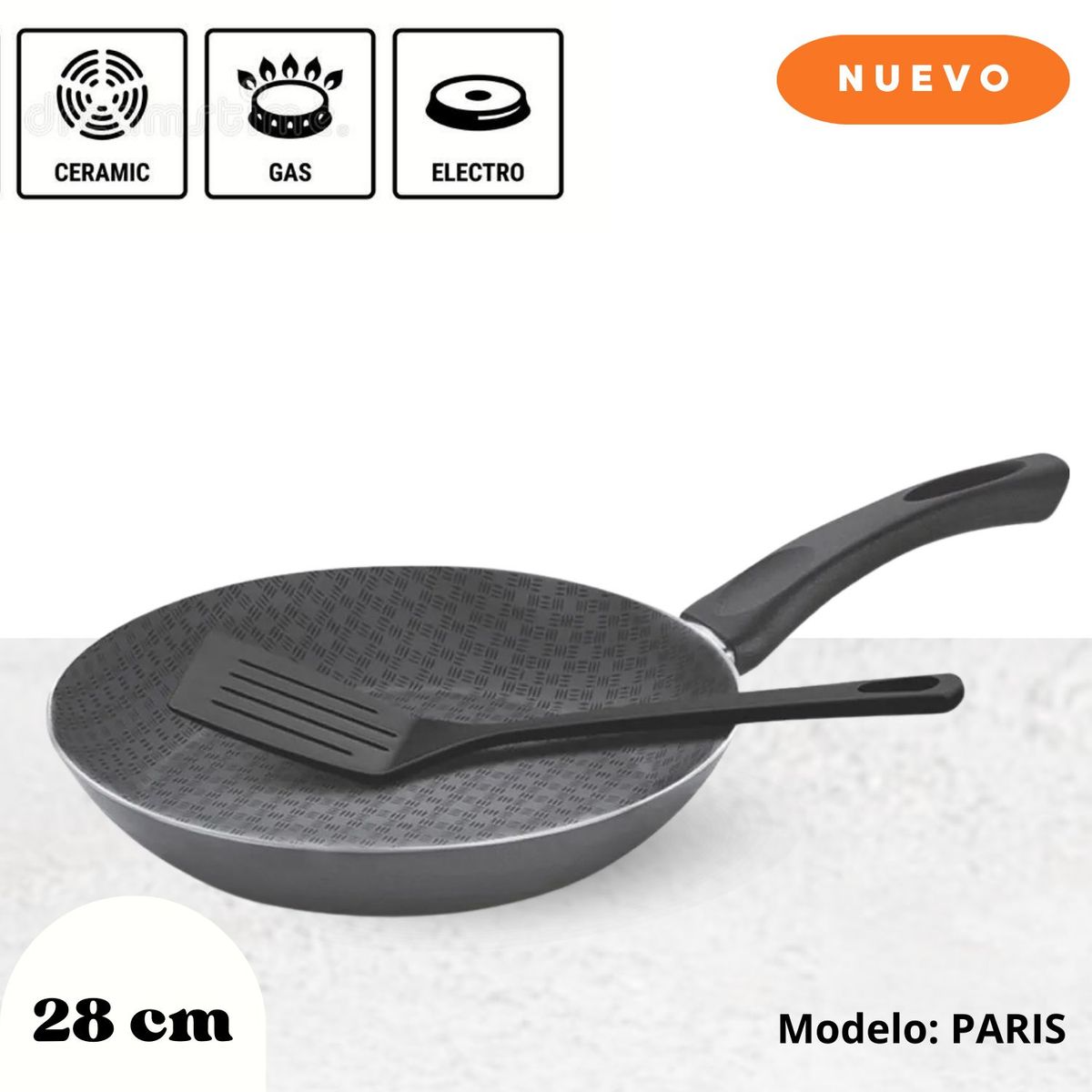 TRAMONTINA - Sartén Antiadherente Paris # 28