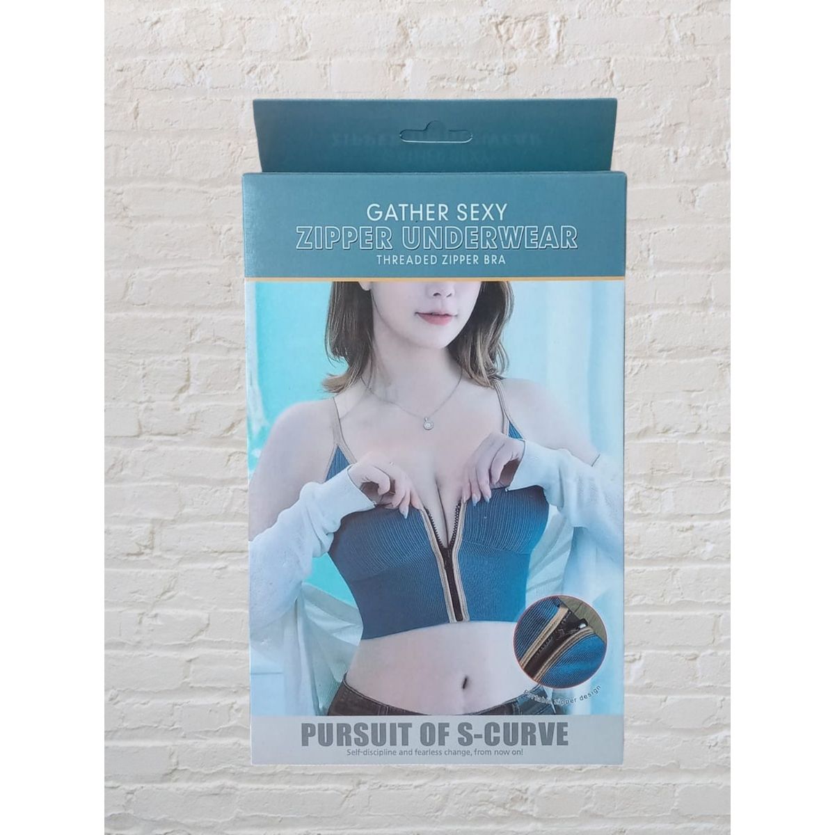 GENERICO - Bralette Tipo Sosten con Cierre Standard Plomo