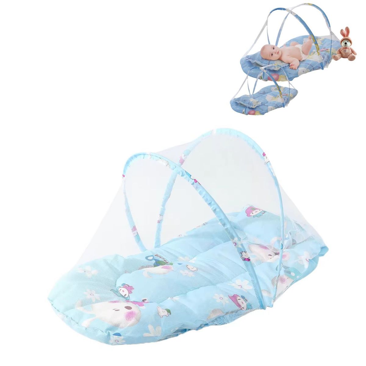 GENERICO - Mosquitero Portatil Niño Cachorrito