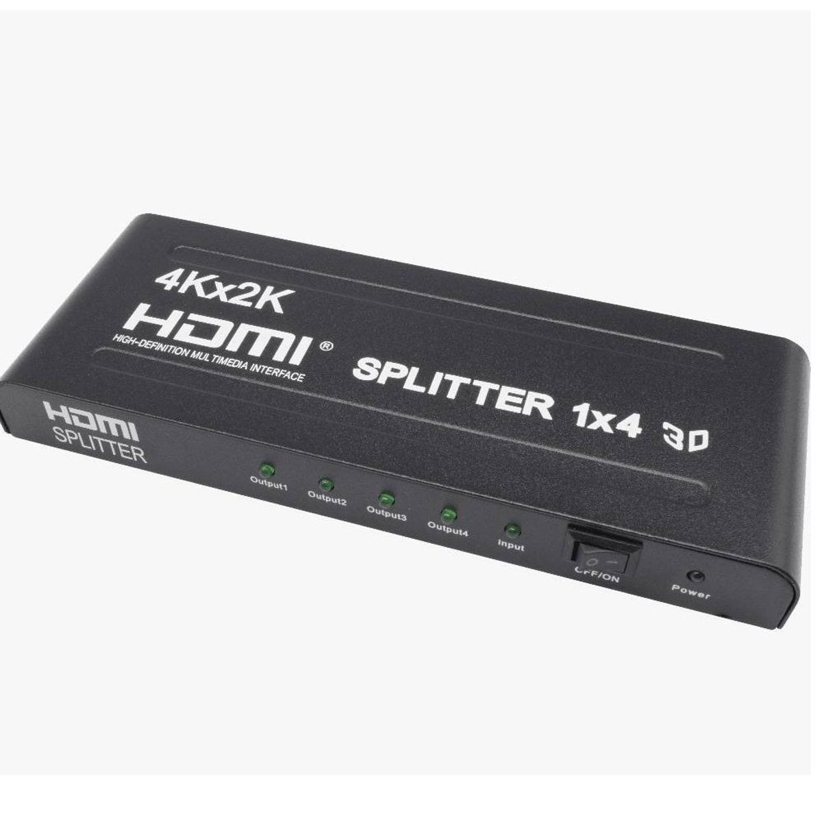 GENERICO - Splitter Hdmi 4k 30hz 1 entrada 4 salidas Trautech multiplicador