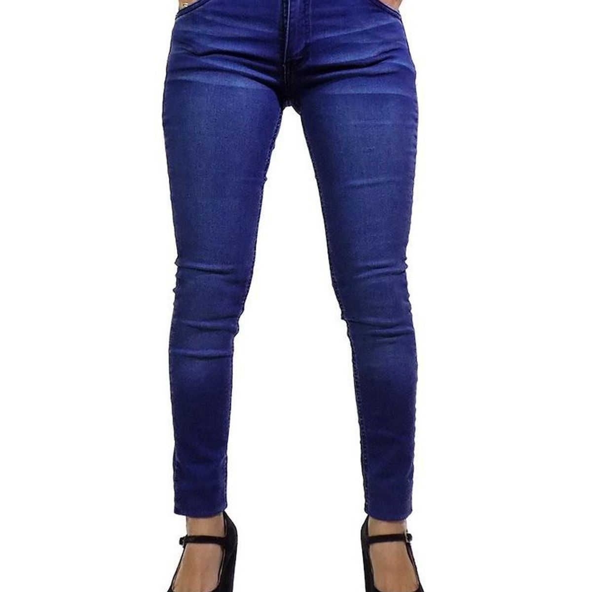 GENERICO - PANTALON SKINNY JEAN STRECH AZUL