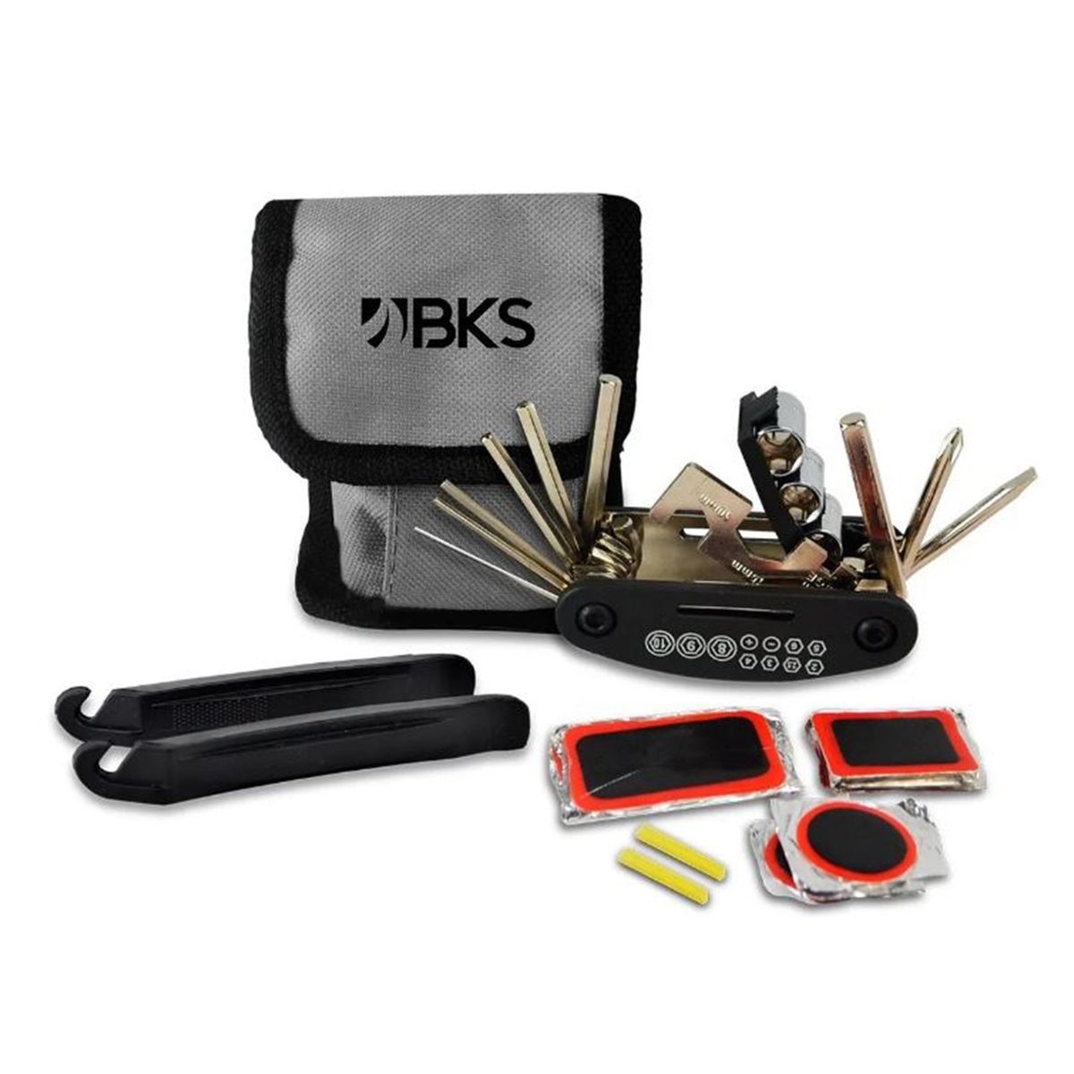 BKS - Kit De Herramientas Bicicleta Reparación Full 15 En 1