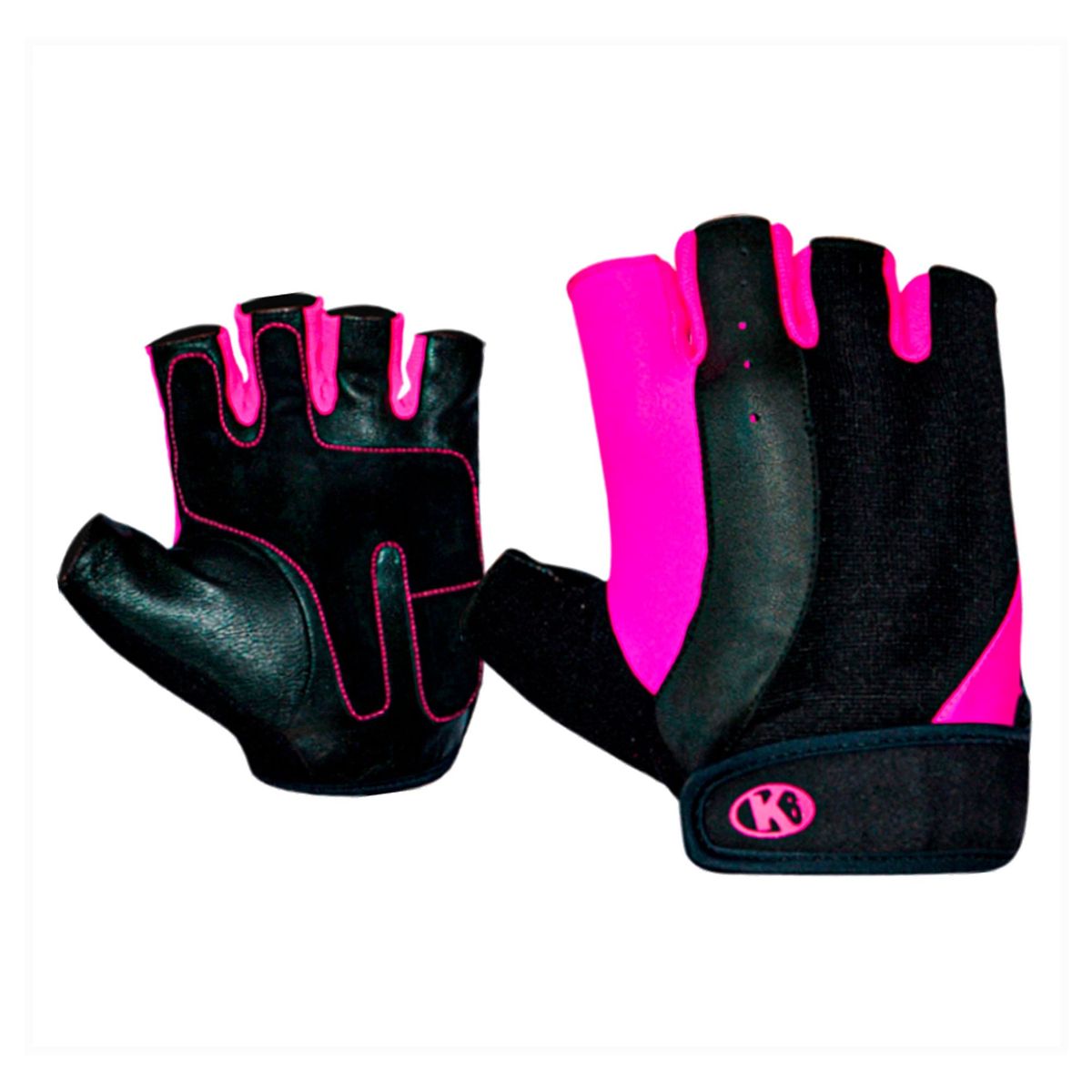 K6 FITNESS - Guantes para gimnasio cuero ideal para pesas Gym L