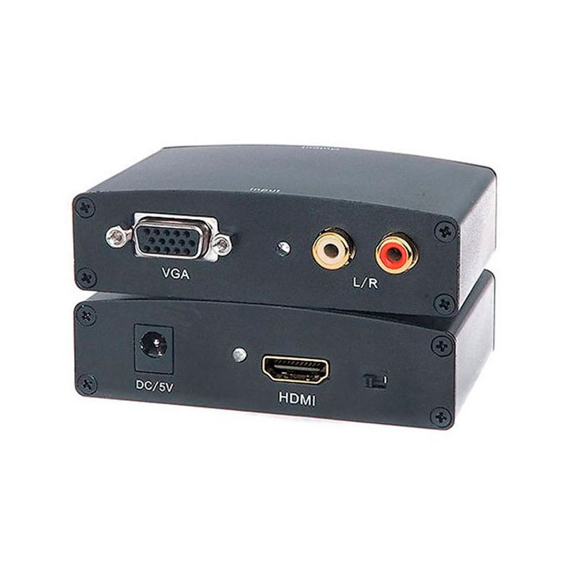 GENERICO - CONVERTIDOR DE VGA +R/L A HDMI DELCOM