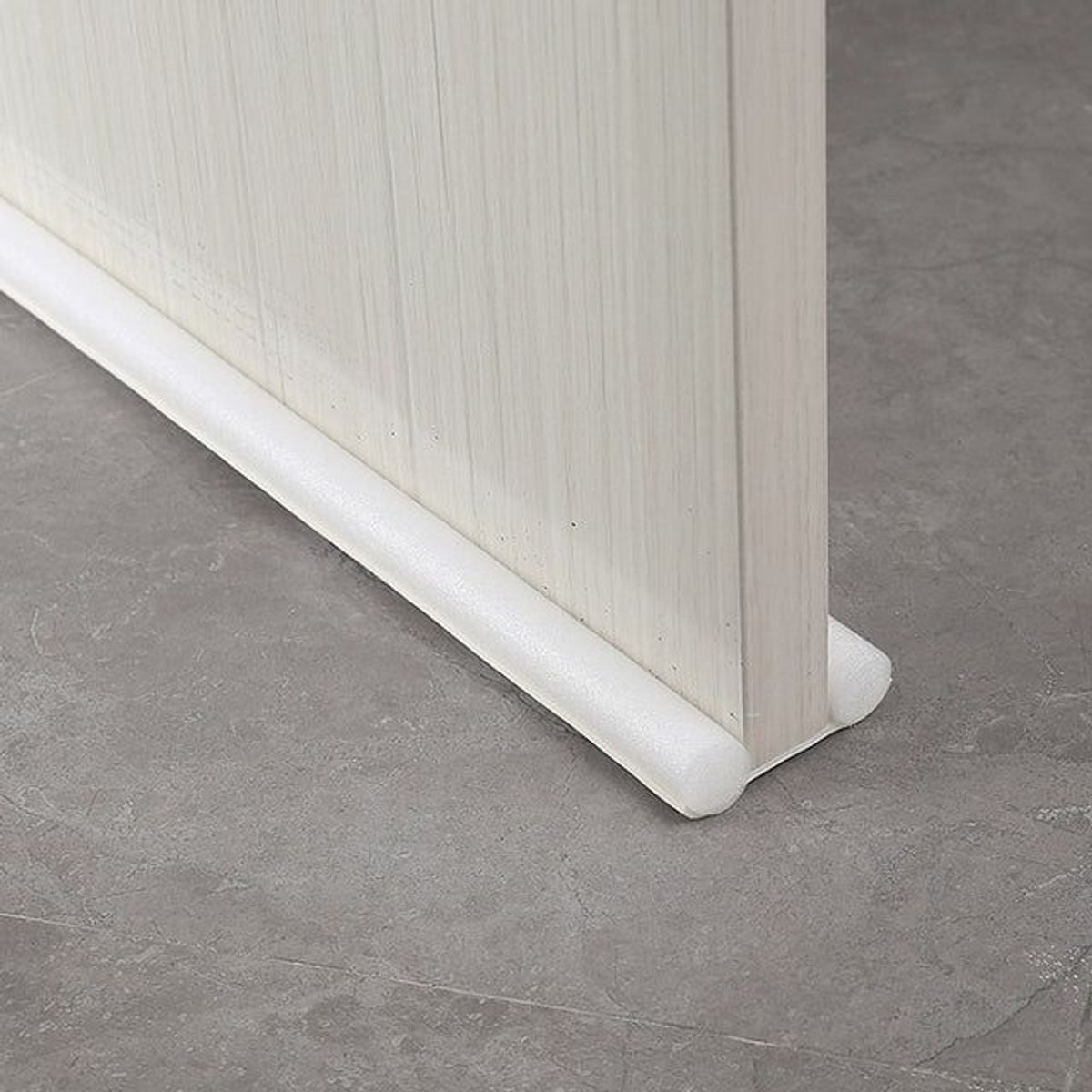 GENERICO - PACK DE 2 BURLETT IMPERMEABLE PARA PUERTA BLANCO